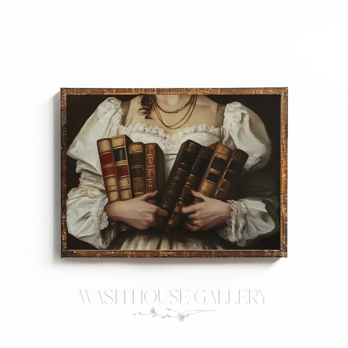 Dark Academia Vintage Book Wall Art, Library Art - Image 2