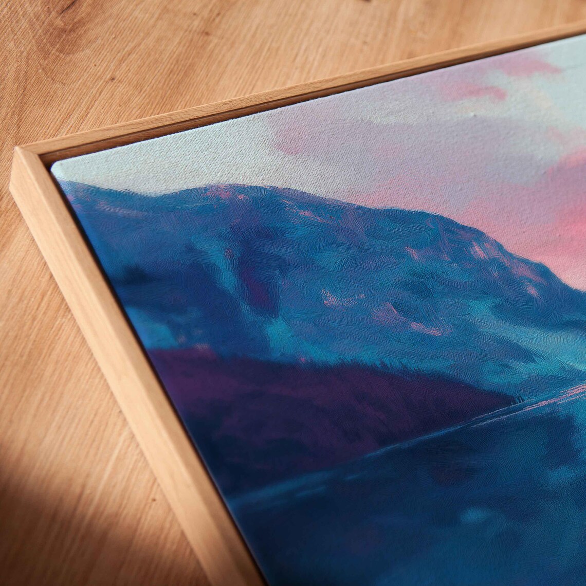Lake Louise Sunrise Wall Art Print Majestic Mountains Pastel Colors Serene Reflection - Image 2