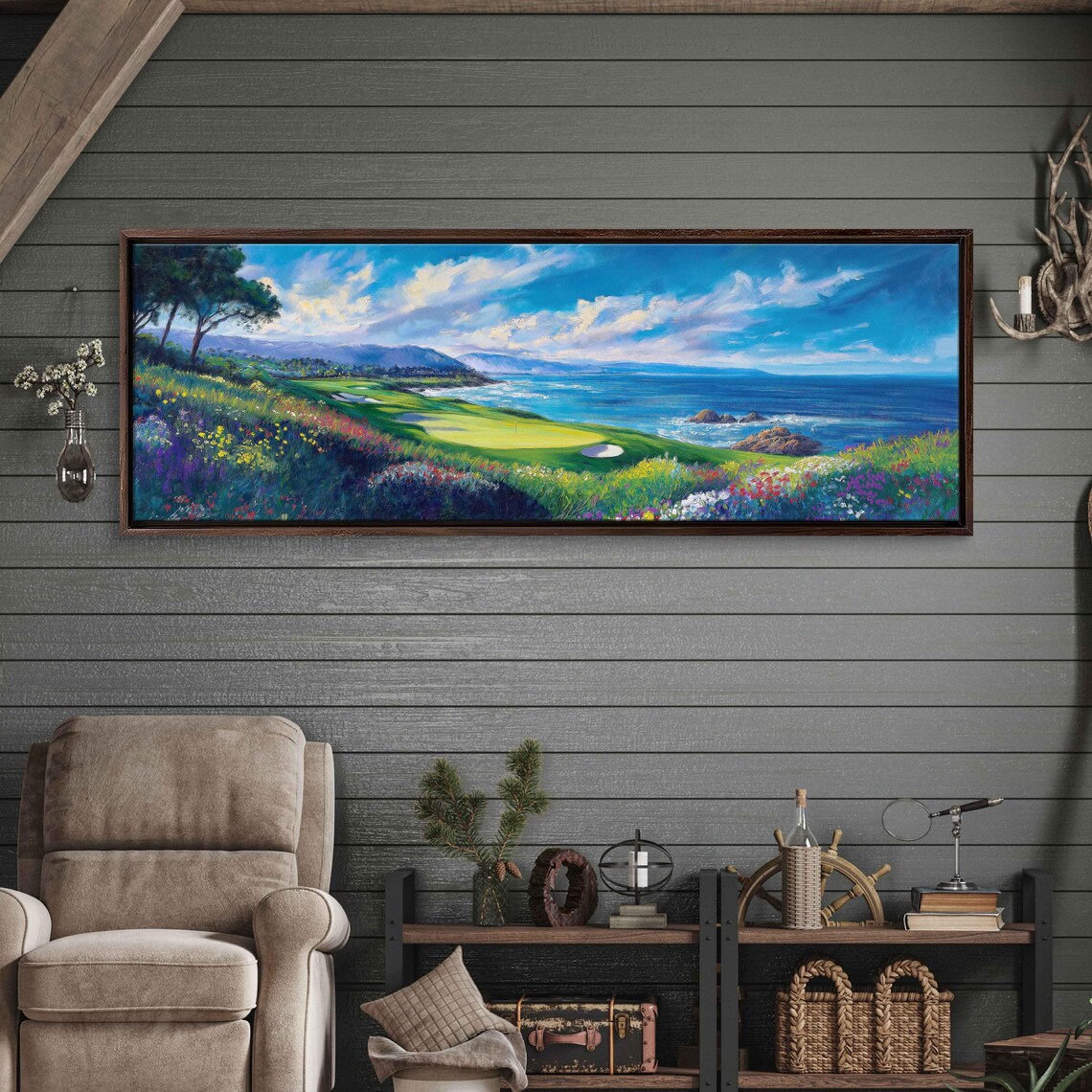 Pebble Beach Golf Course, Ocean View Landscape