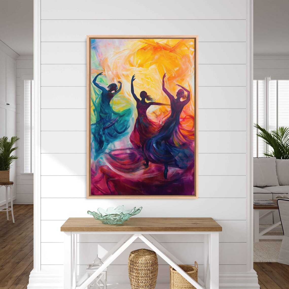 Modern Dance Performance - Abstract Acrylic Art Print - Image 3