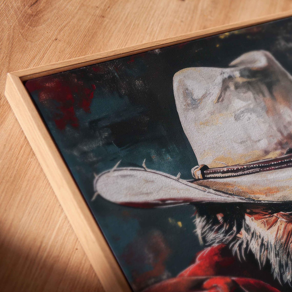 Cowboy Aiming Revolver At Viewer In Red Coat Dramatic Western Poster - Image 2