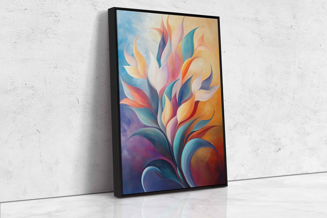 Abstract Floral Arrangement, Serenity Expression - Image 4