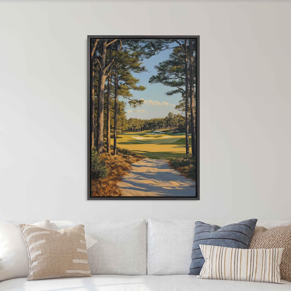 Serene Landscape Of Pinehurst No 2 Art Print - Image 3