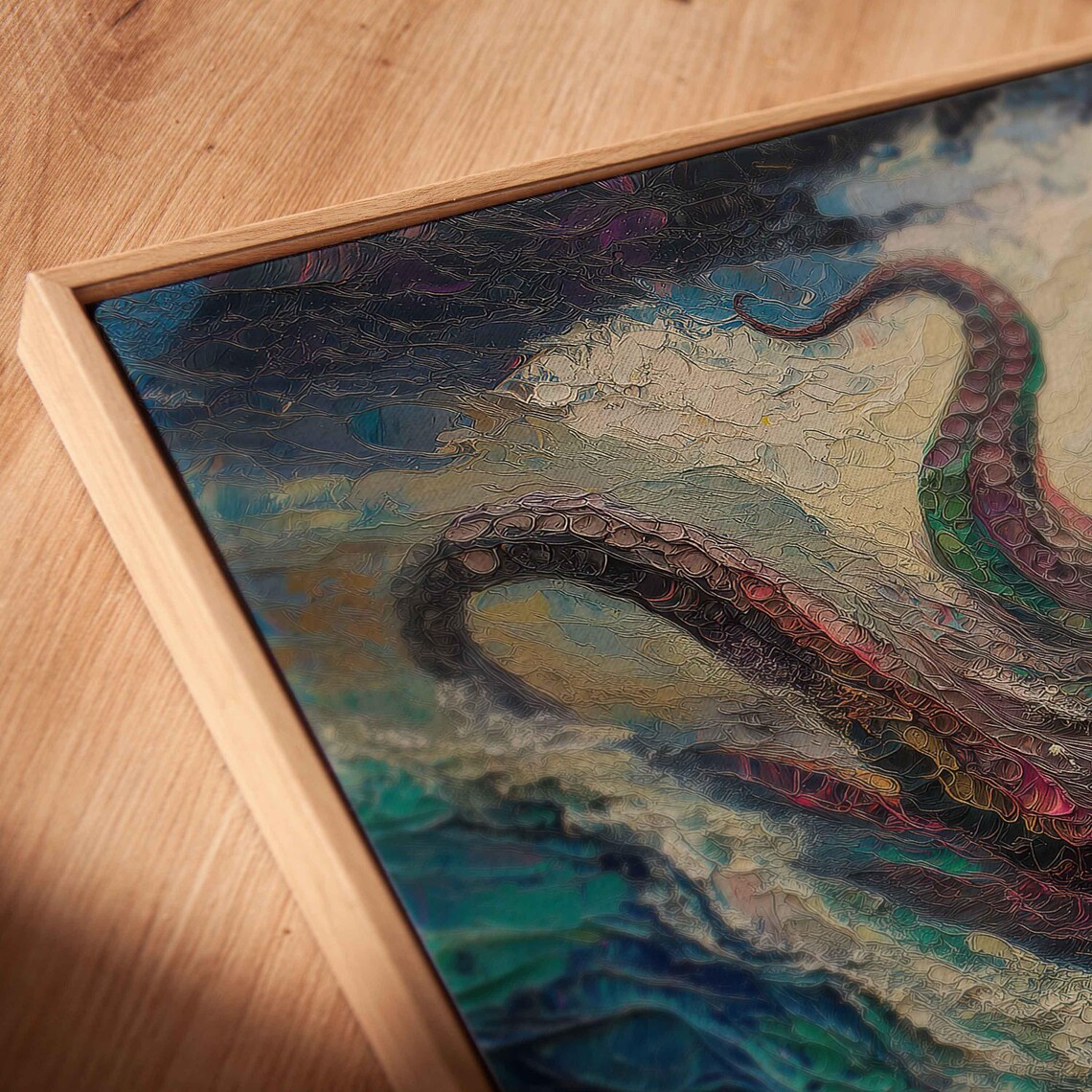 Cthulhu Emerging From A Stormy Sea, Art Print - Image 2