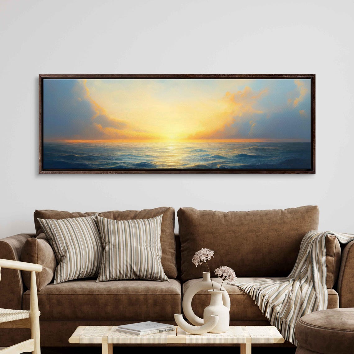 Vast Ocean Horizon at Sunrise Art Print - Image 3
