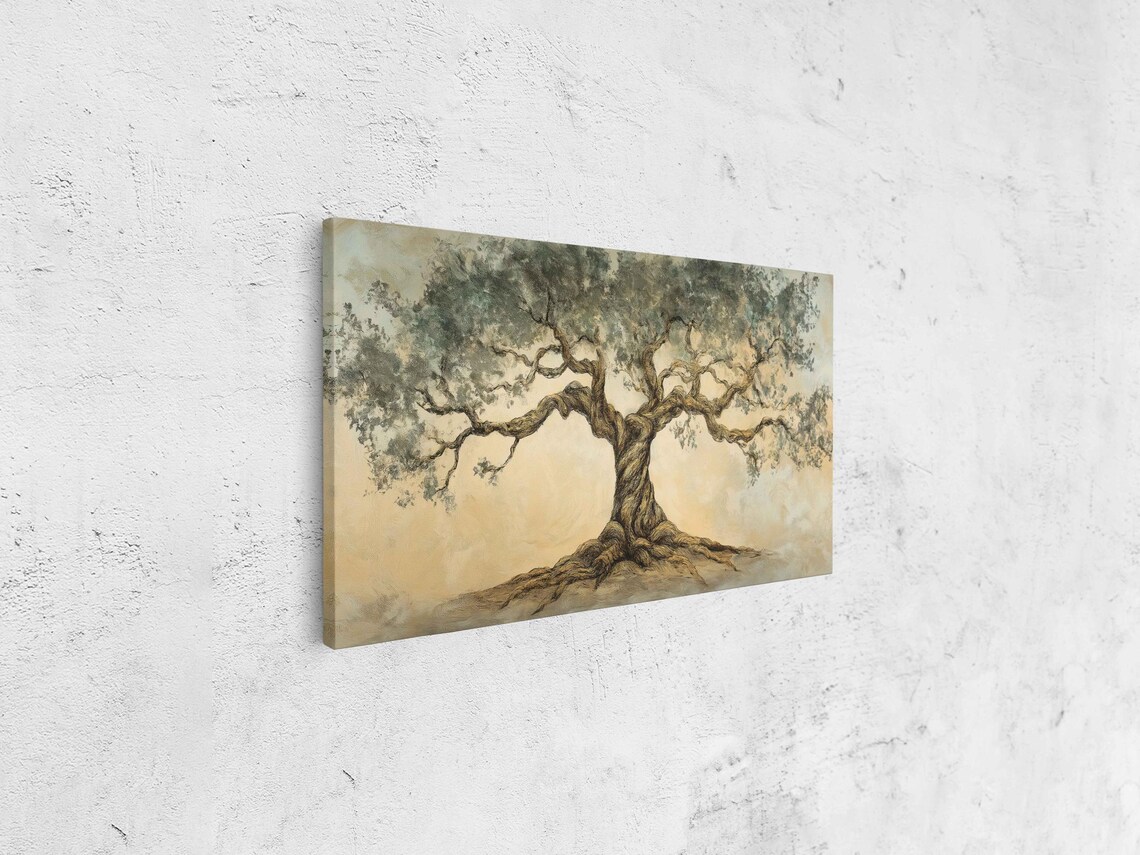 Tree Of Life Vintage Pastel Roots And Branches Art Print - Image 4