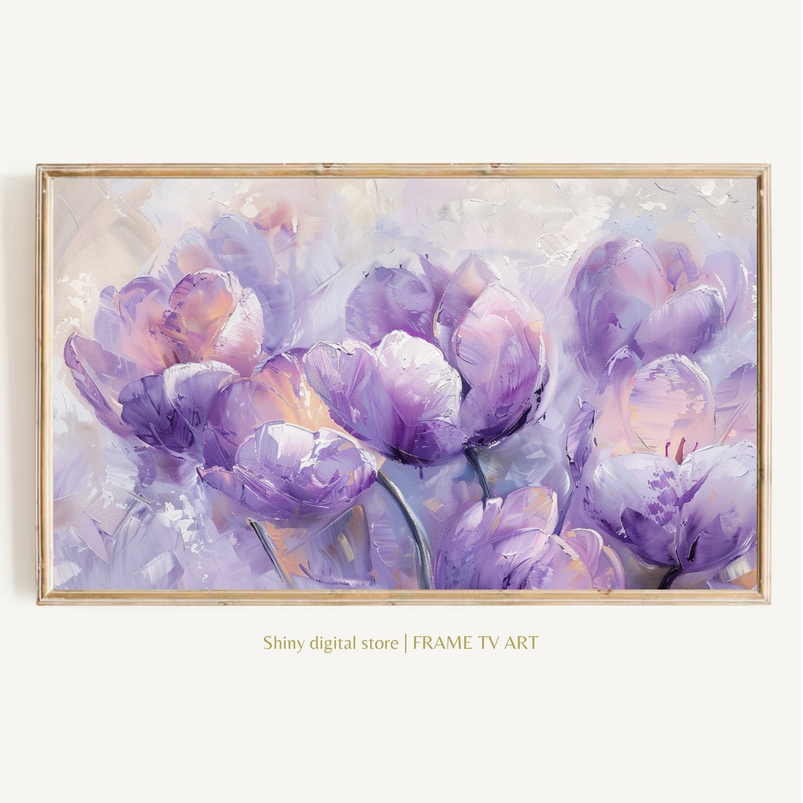 Spring Tulip Easter Art for Frame TV