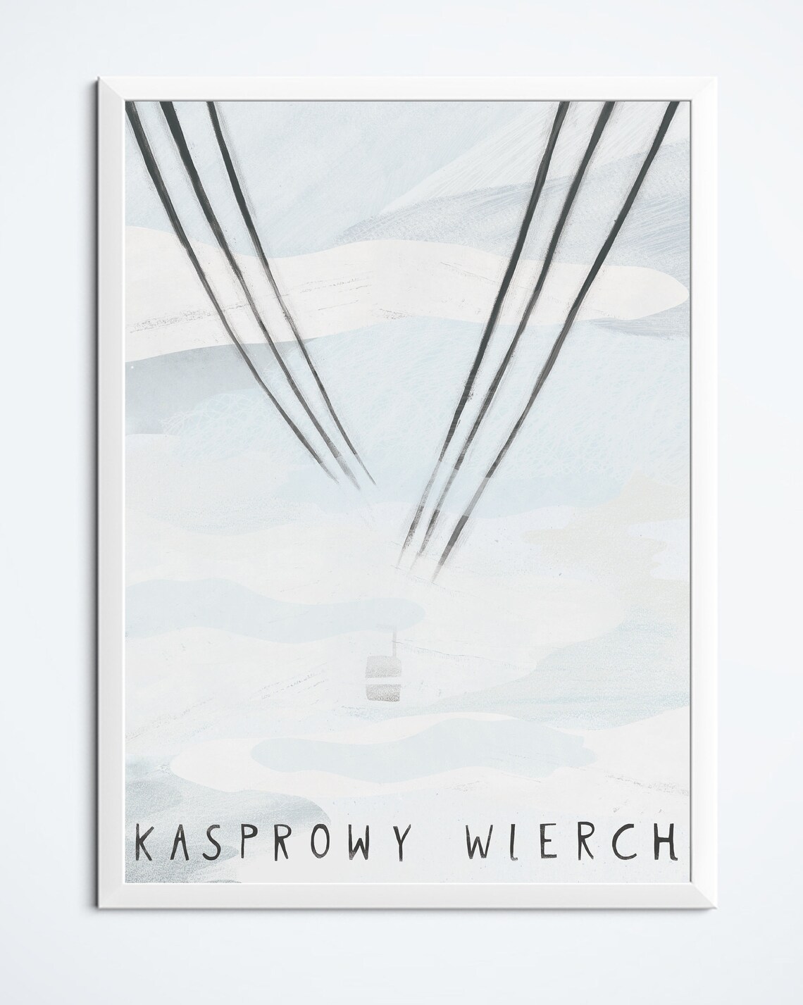 Kasprowy Wierch Zakopane Travel Poster, Tatry Poland