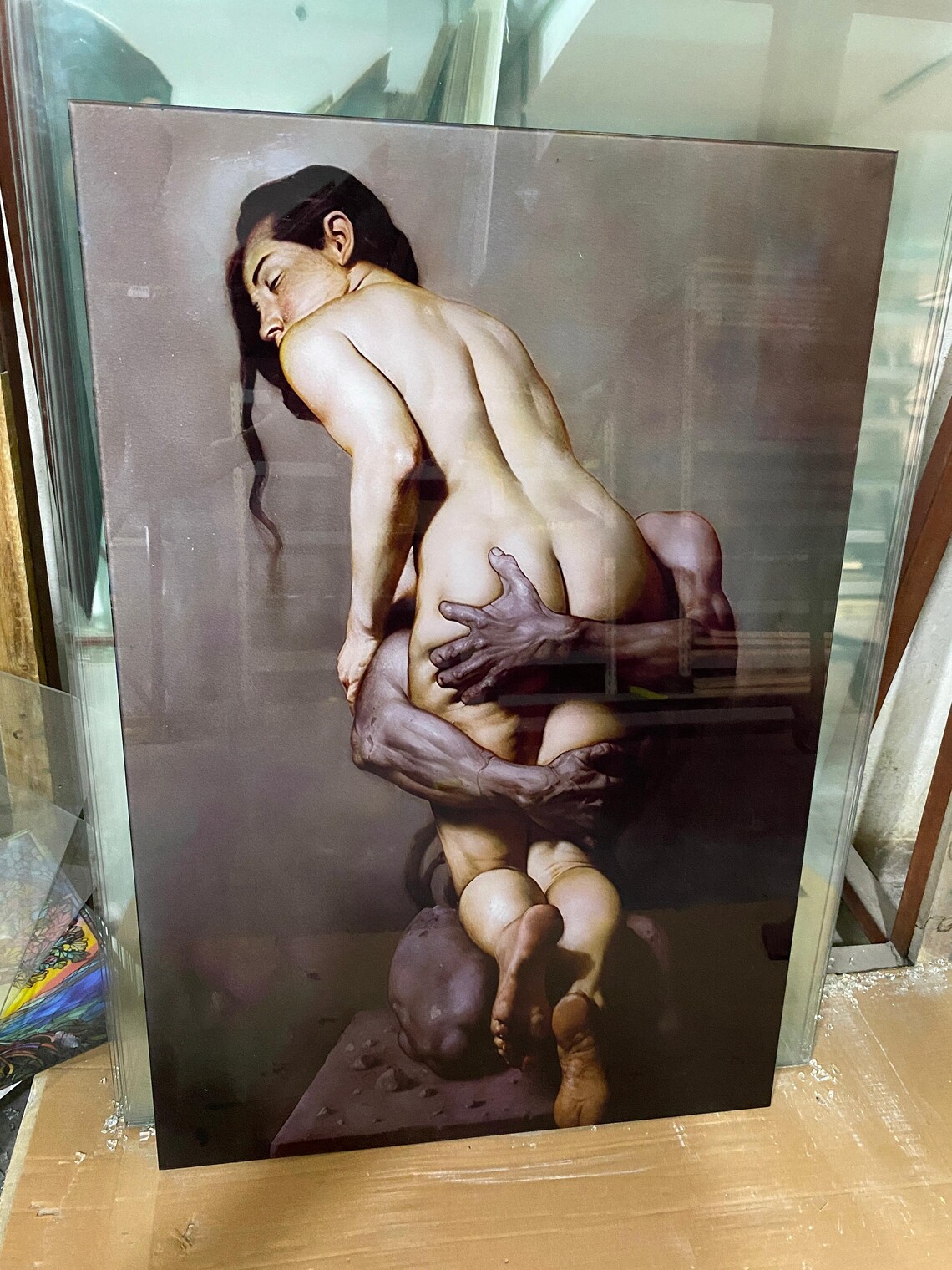 Pieta Occulta Gothic Fine Art Print, Bedroom Decor - Image 3