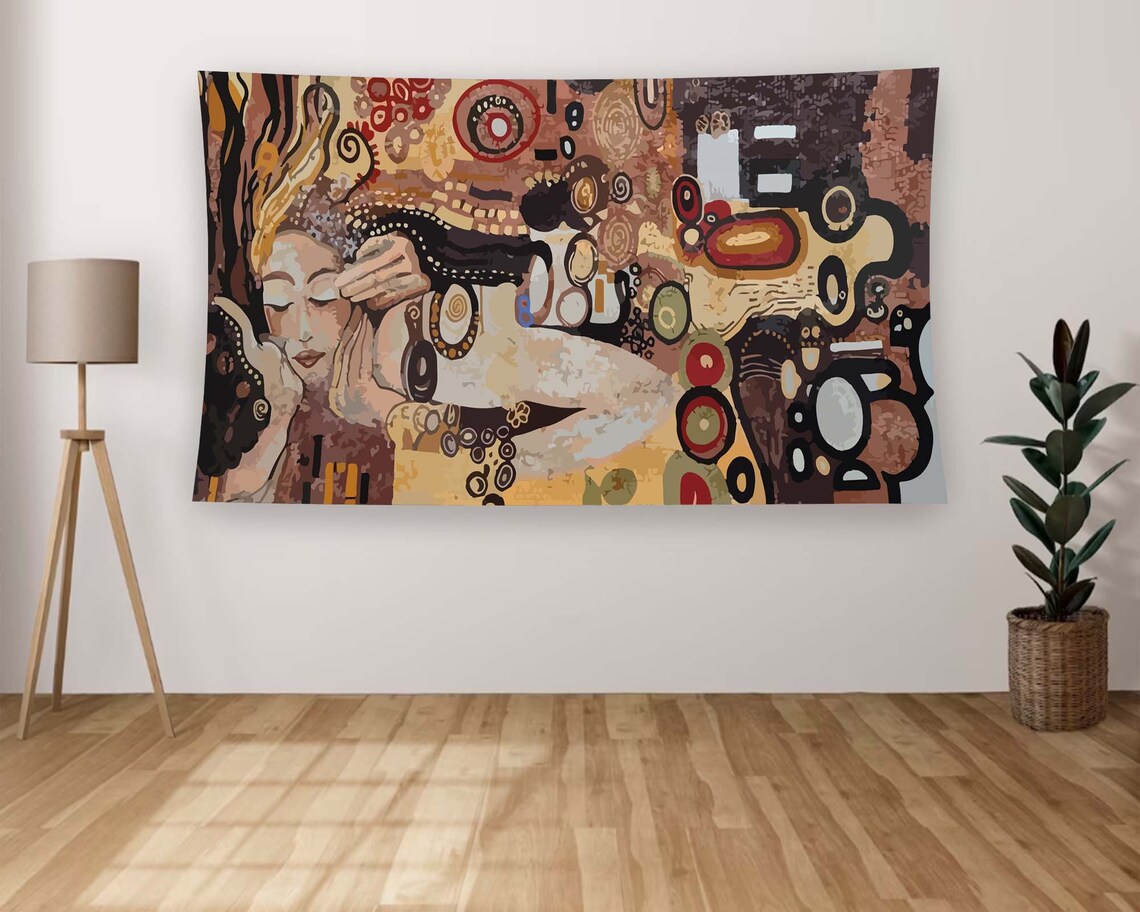 Minimalist Aesthetic Tapestry, Living Room Decor