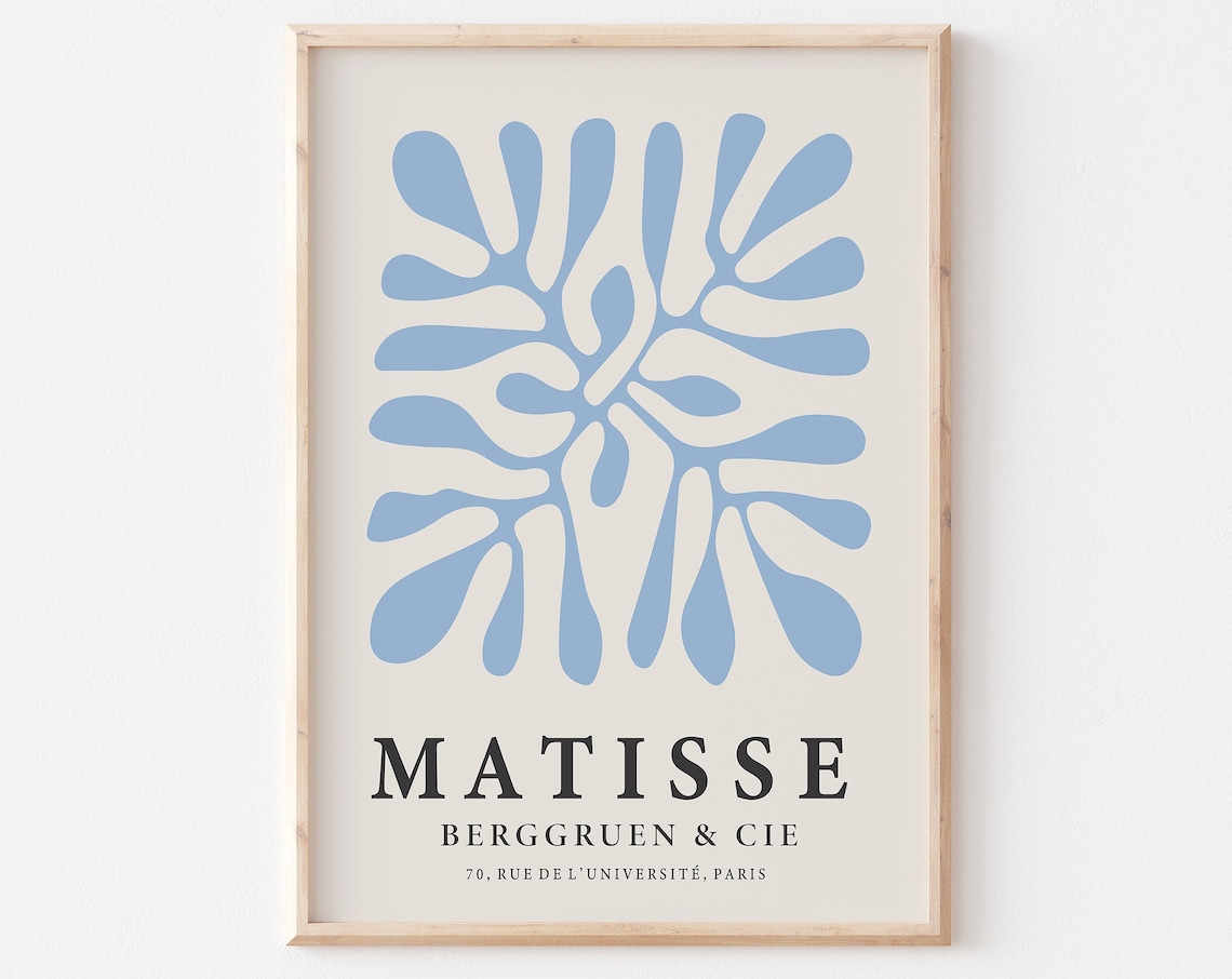 Matisse Poster Cutout Abstract Shapes Art Print