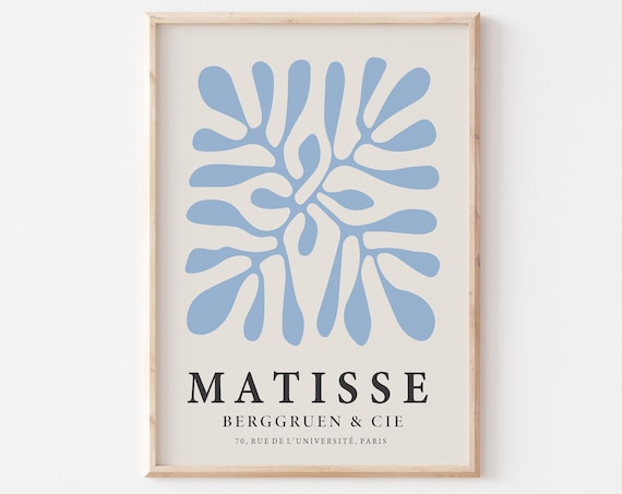 Matisse Poster Cutout Abstract Shapes Art Print