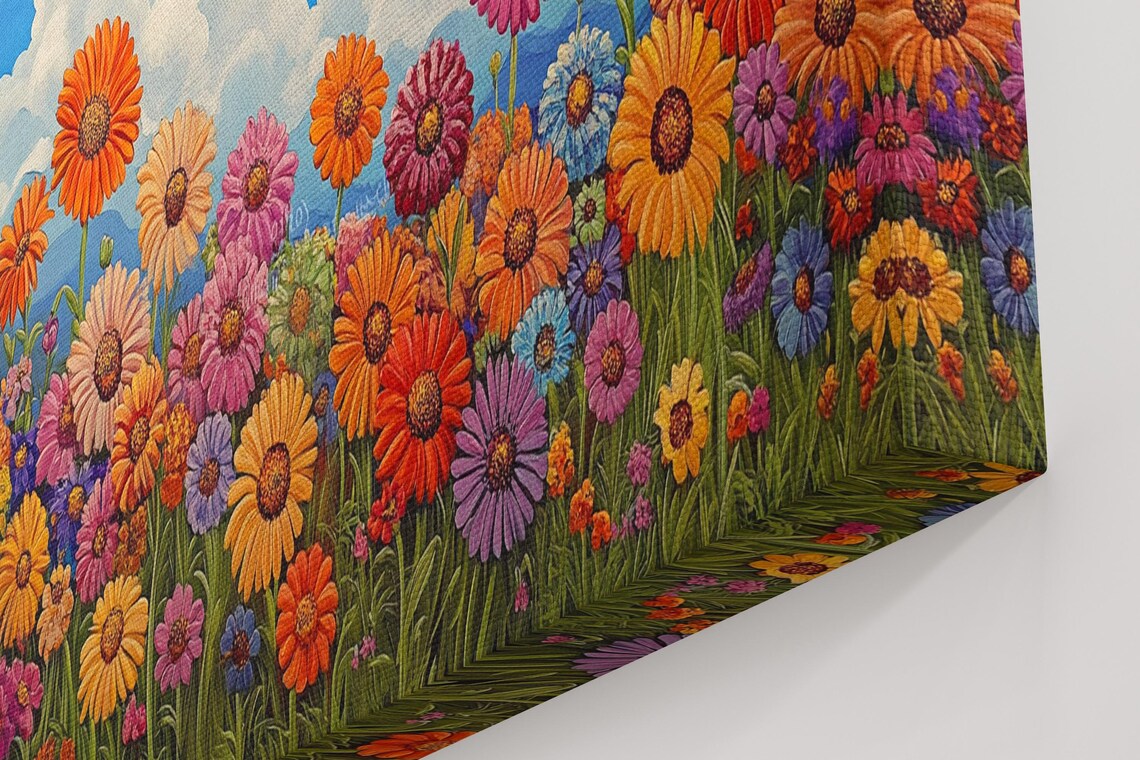 Gerbera Daisy Delight Bold Floral Design - Image 4