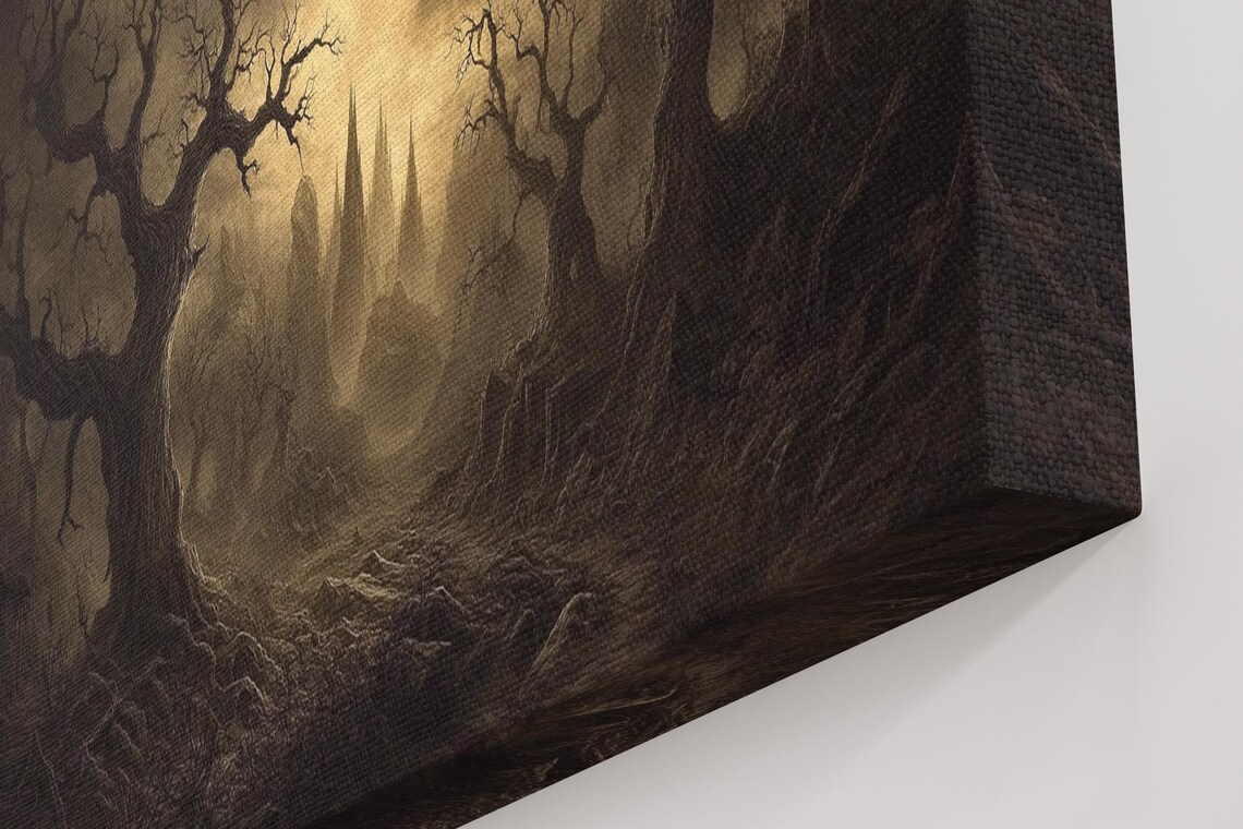 Witch's Garden Fantasy Art Print - Image 4