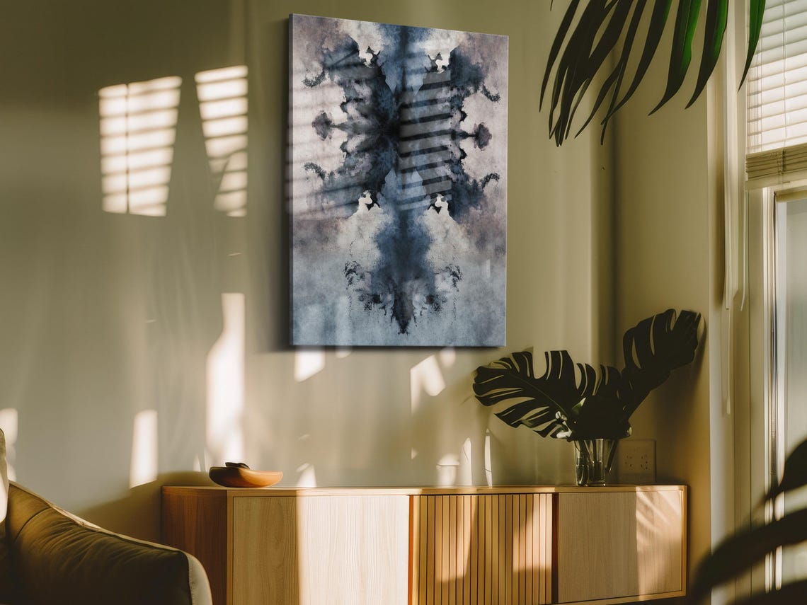 Abstract Ink Symmetry Poster Print - Image 4