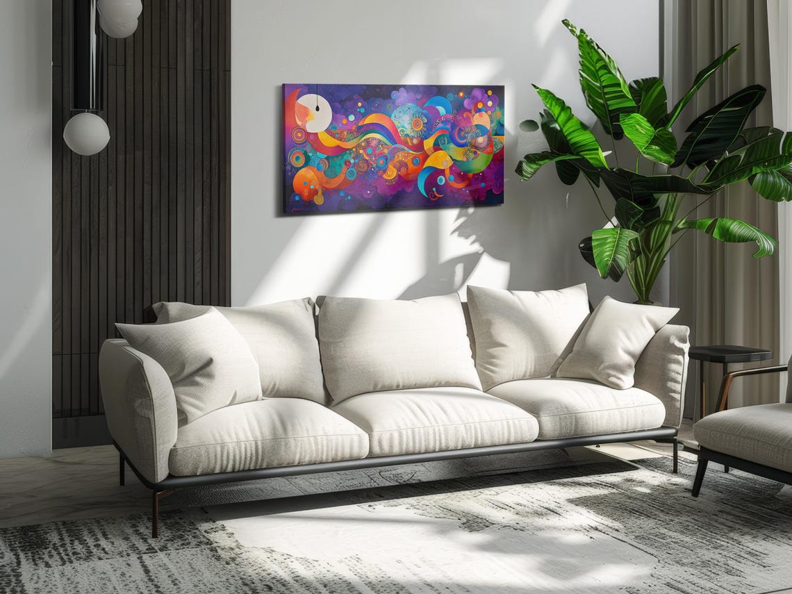 Rainbow Celestial Path Art Print - Image 3