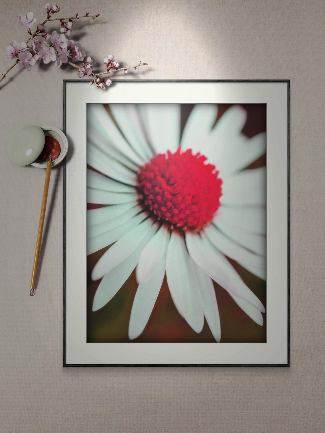 Vibrant Flower Close-Up, Botanical Wall Art Print