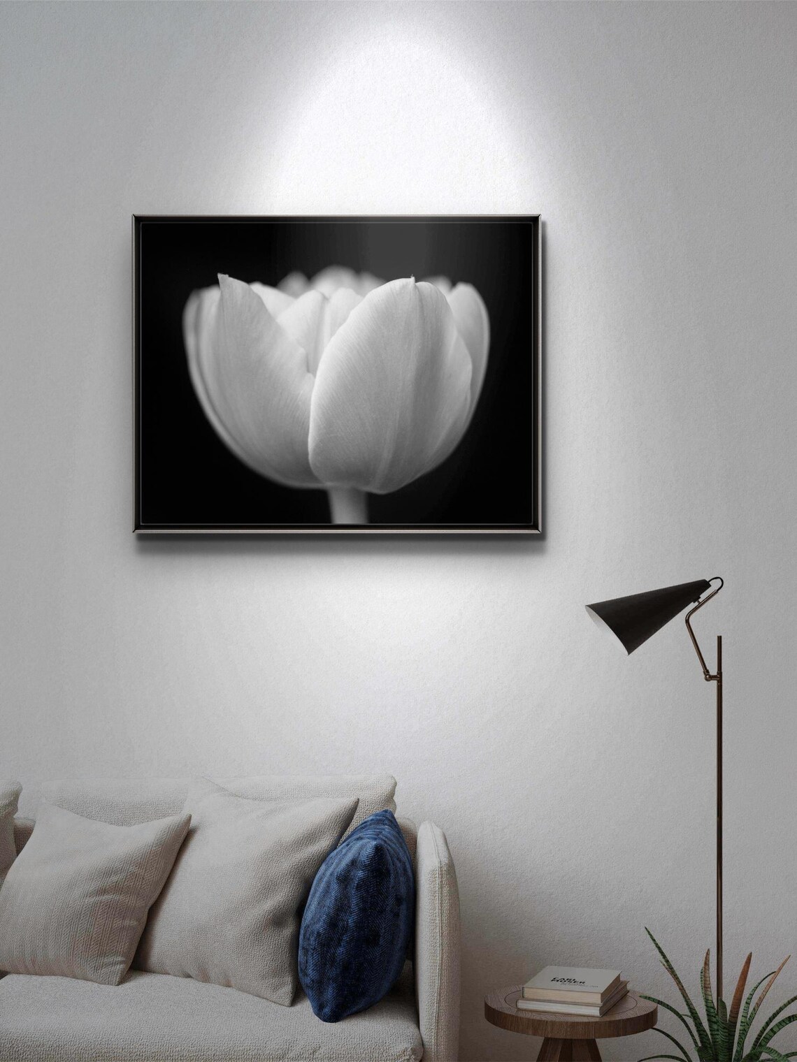 Tulip Close Up, Elegant Floral Art Print