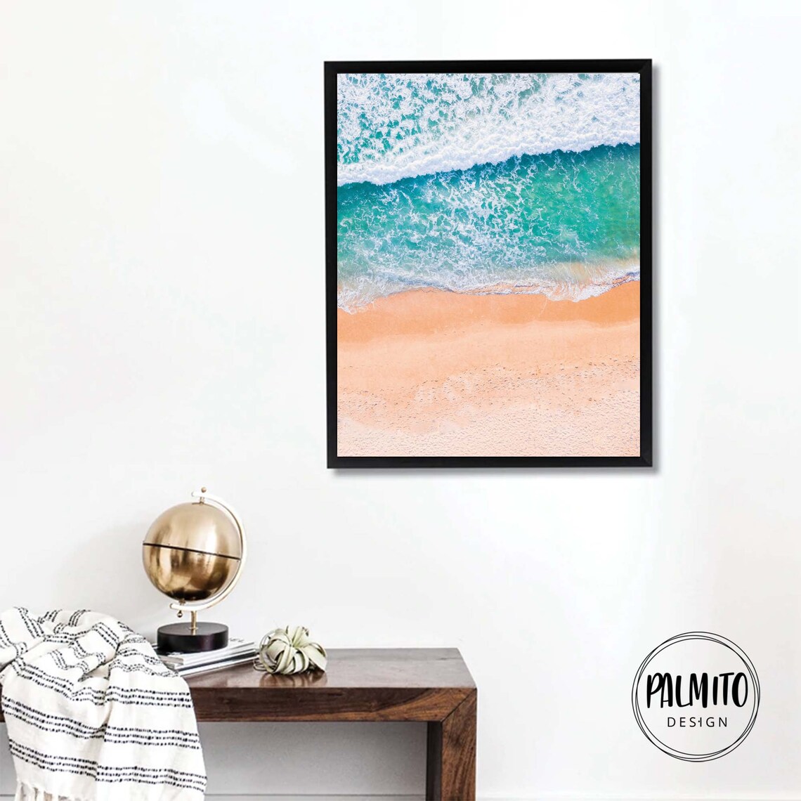 Ocean Beach Surfer Art Print, Beach Decor - Image 2