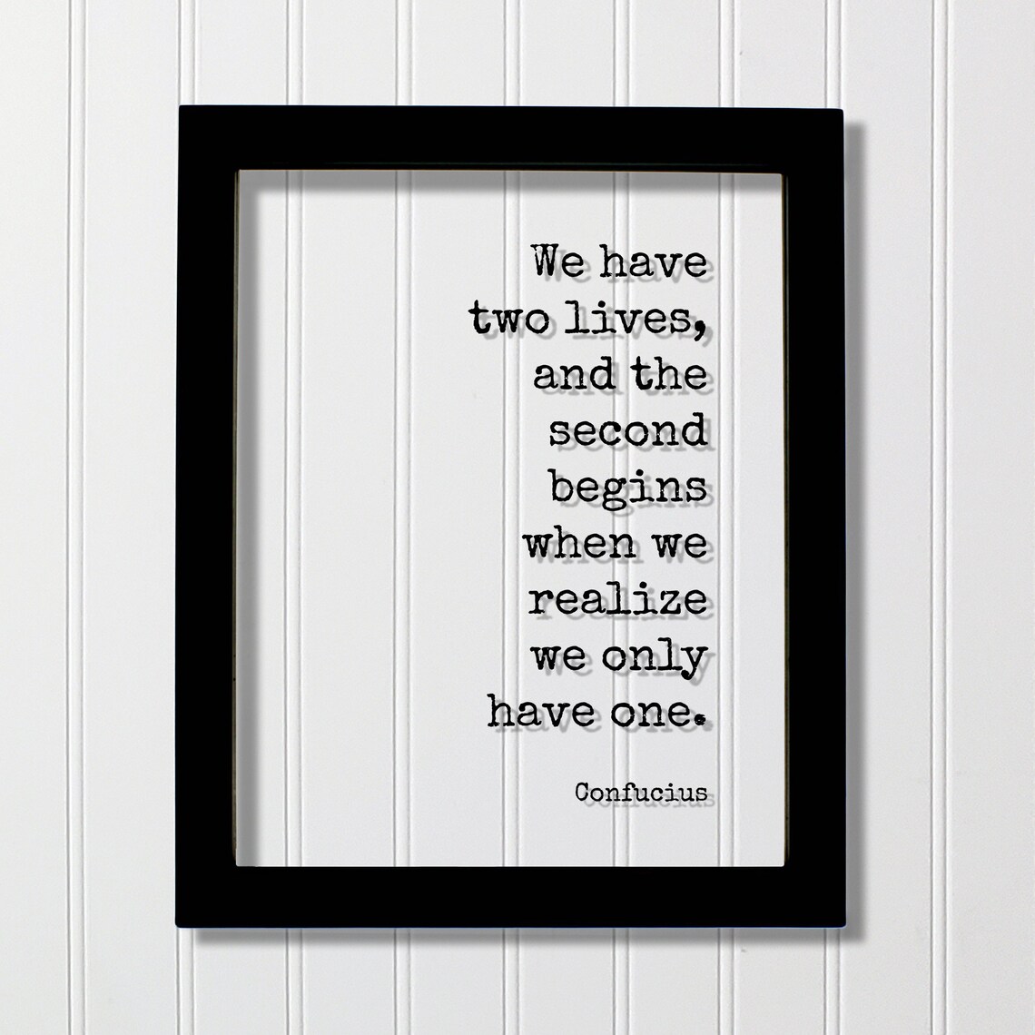 Confucius Quote Art Print, Carpe Diem Typography