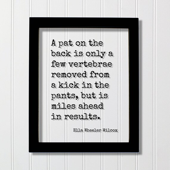 Ella Wheeler Wilcox Encouragement Quote Typewriter Style Art Poster