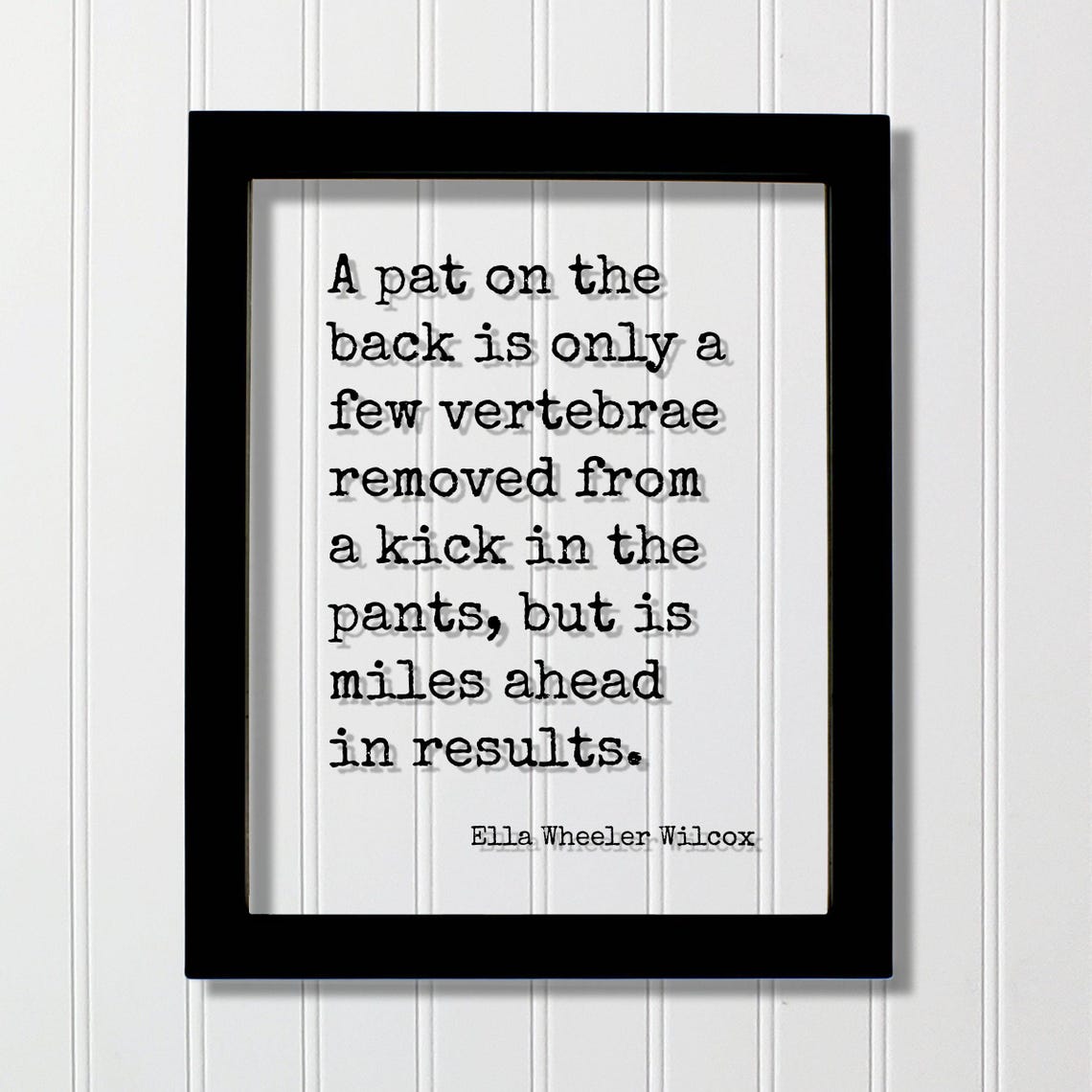 Ella Wheeler Wilcox Encouragement Quote Typewriter Style Art Poster