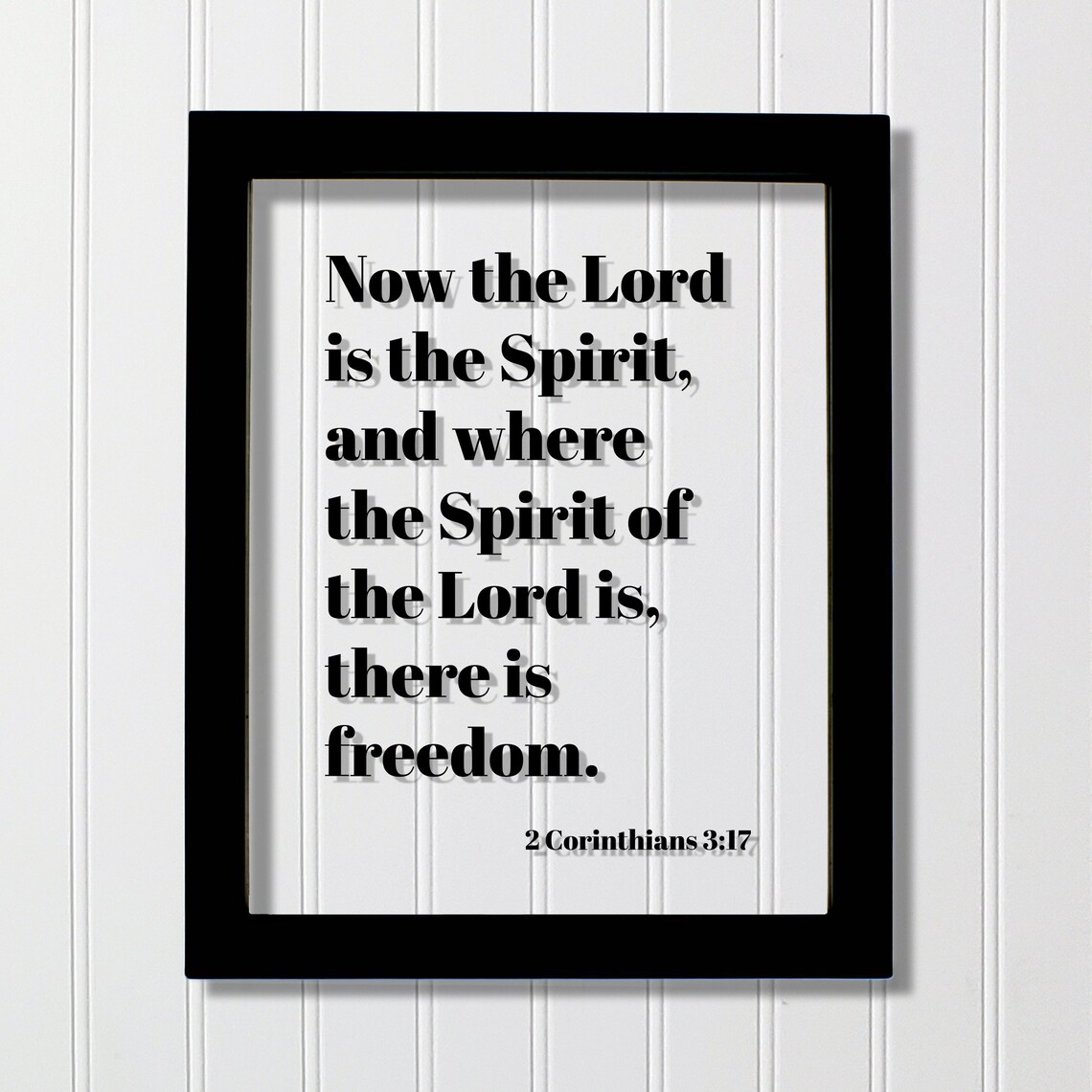 2 Corinthians 3:17 Scripture Art Print, Christian Verse