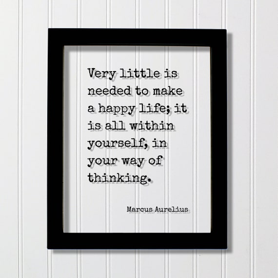 Marcus Aurelius Stoicism Quote Art Print
