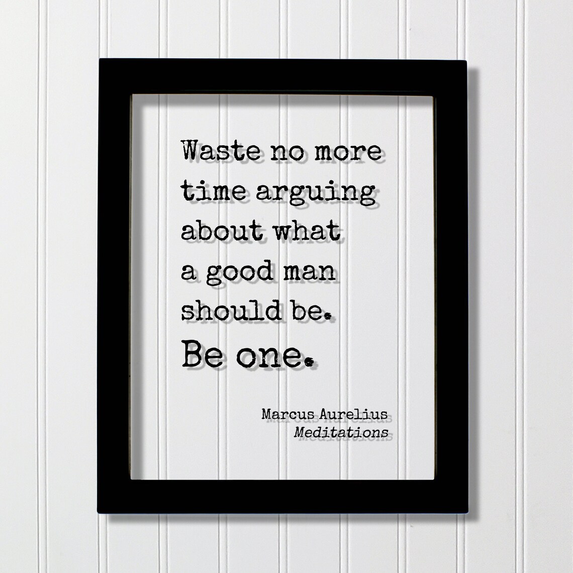 Marcus Aurelius Meditations Quote, Leadership Art Print