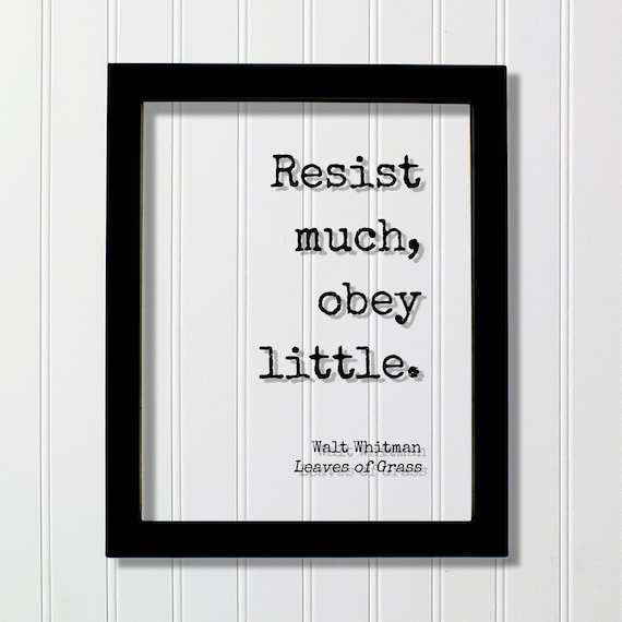 Walt Whitman Leaves Of Grass Quote Art Print