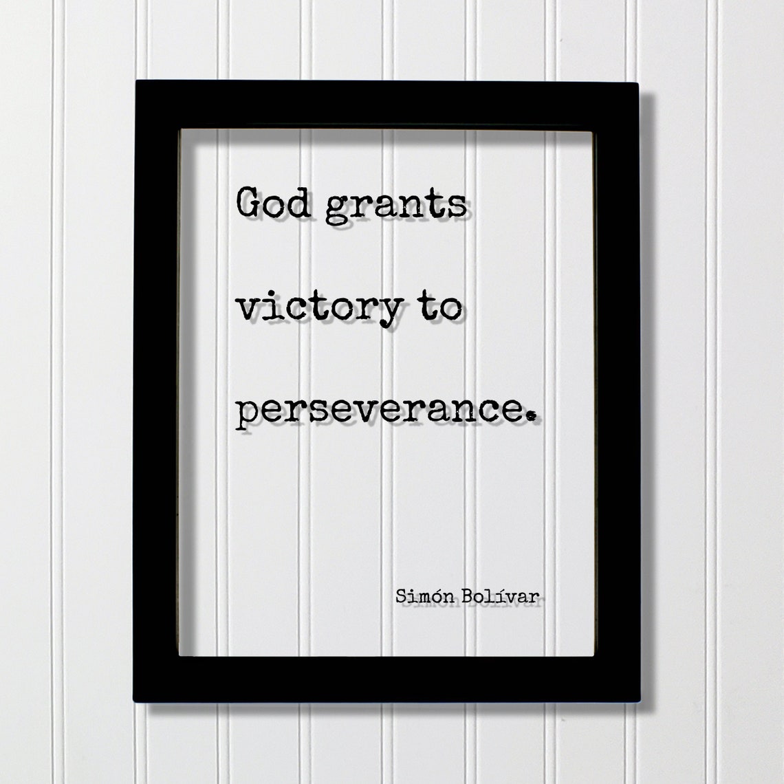 Simn Bolvar Floating Quote God Grants Victory To Perseverance Motivational Hard Work Hustle Grind Goals Workout Gym Persevering