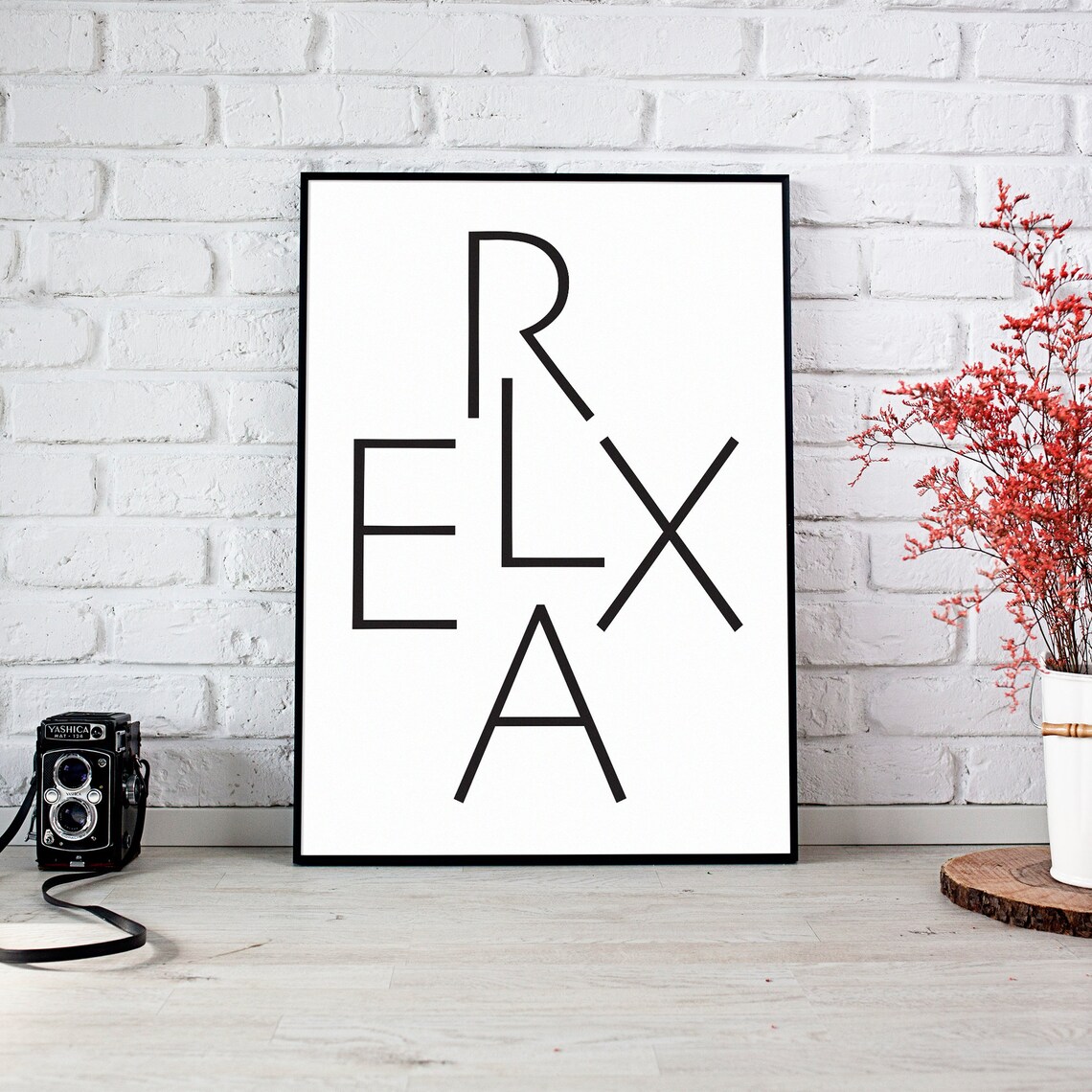 Modern Relax Sign, Mindfulness Art Print - Image 2