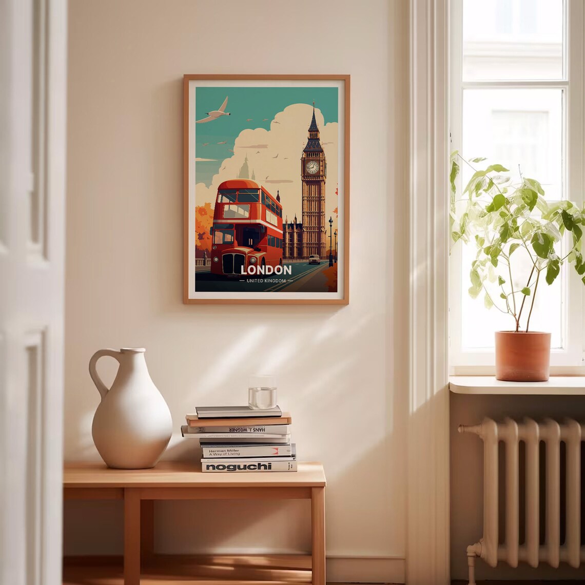 London Travel Poster, Big Ben United Kingdom Decor - Image 4