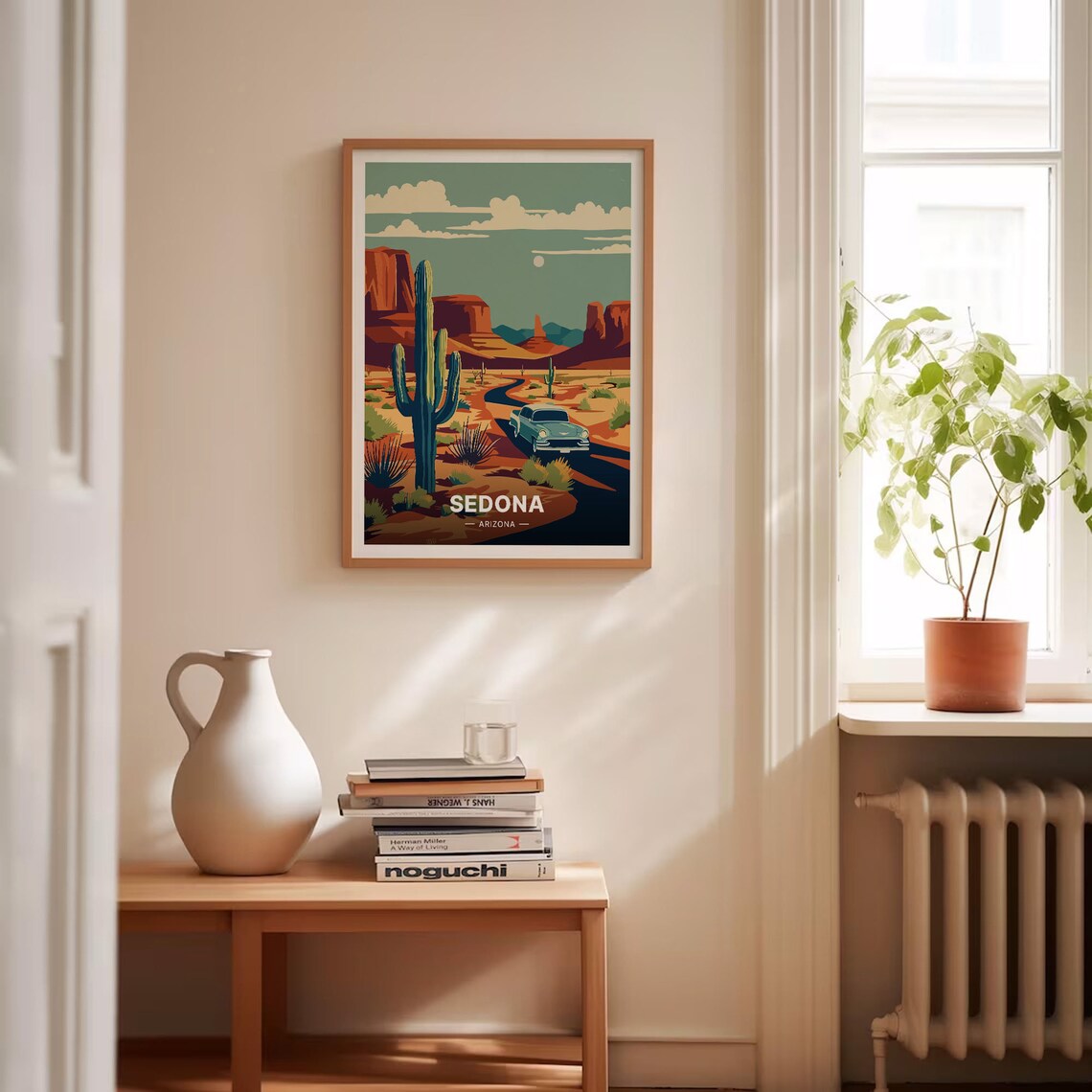 Sedona Arizona Retro Travel Poster, Desert Landscape - Image 4