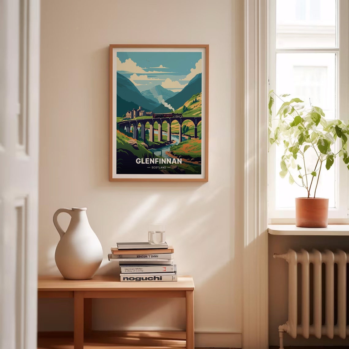 Glenfinnan Viaduct Scotland Steam Train Mountain Glen Poster - Image 4