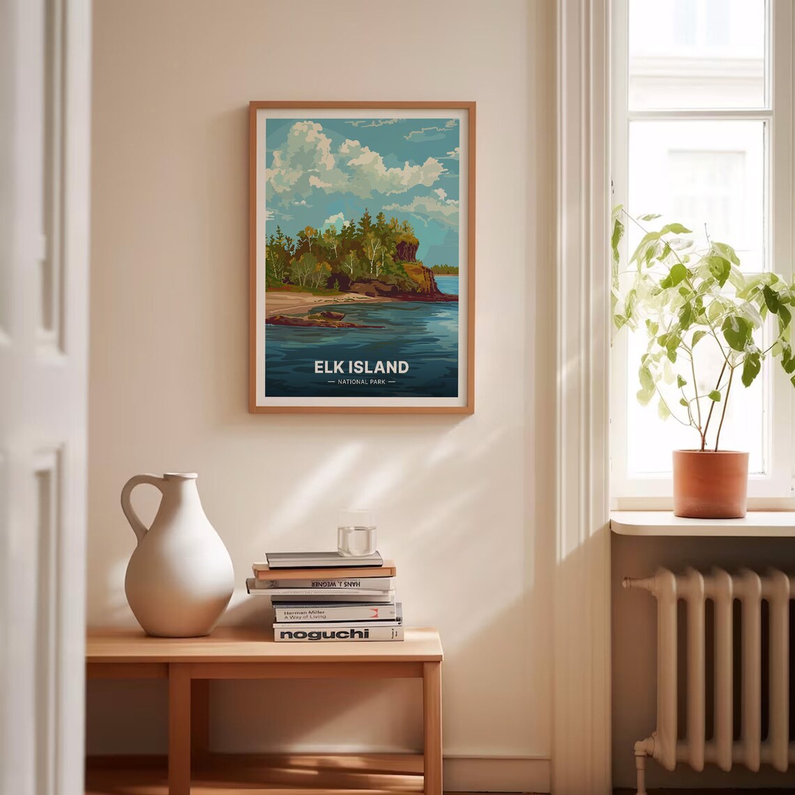 Elk Island National Park Forested Lake Point Wilderness Poster - Image 4