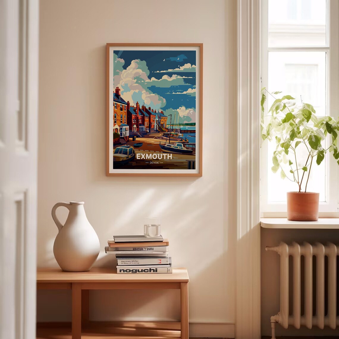 Exmouth Travel Poster, England Scenery Art Print - Image 4