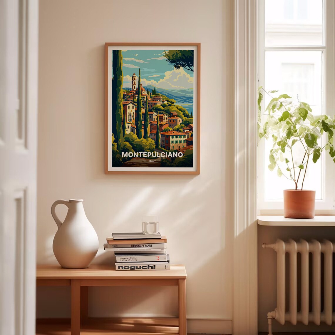 Montepulciano Italy Vintage Travel Poster, Landscape - Image 4