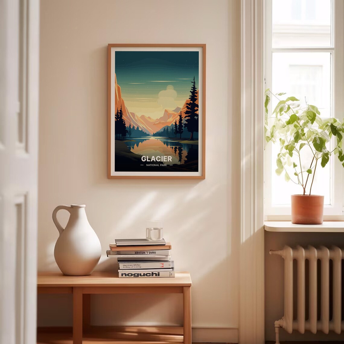 Glacier National Park Travel Poster, Adventure Decor - Image 4