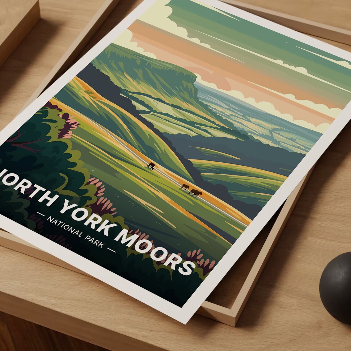 North York Moors National Park Travel Poster - Image 3