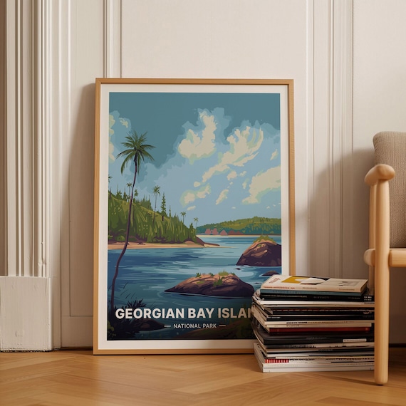 Georgian Bay Islands National Park Ontario Lake Scene Poster