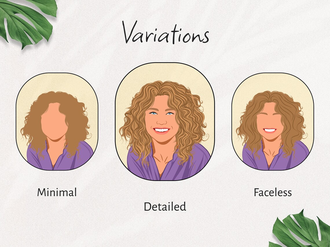 Custom Faceless Family Portrait, Personalized Art Print - Image 2