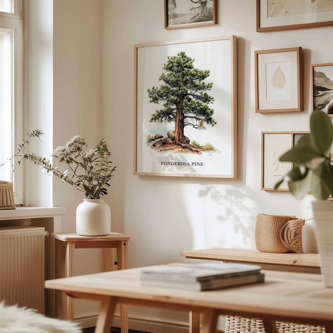 Ponderosa Pine Tree Art Print, Nature Decor - Image 2