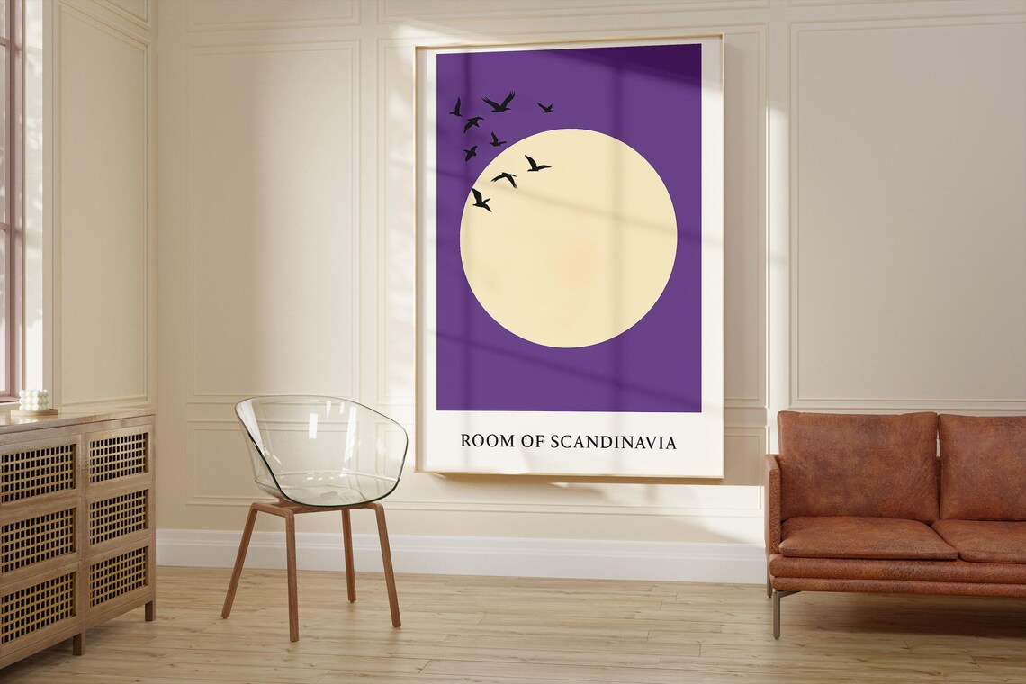 Scandinavian Japandi - Traditional Travel Poster - Image 2