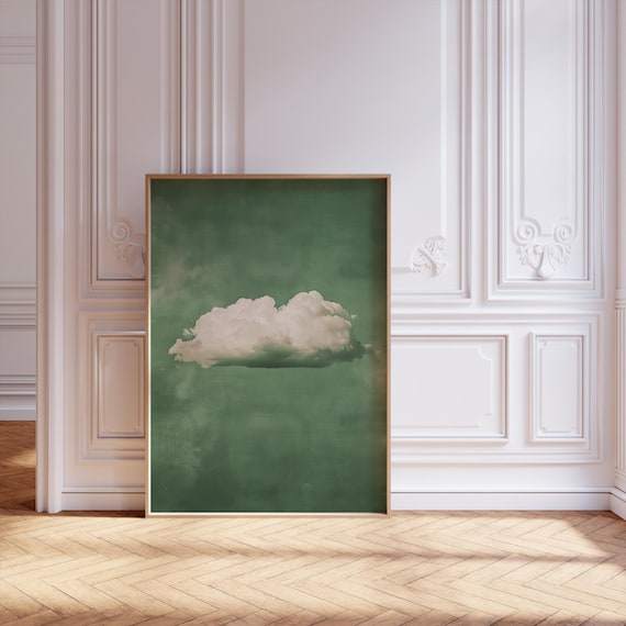 Clouds Minimalist Travel Poster