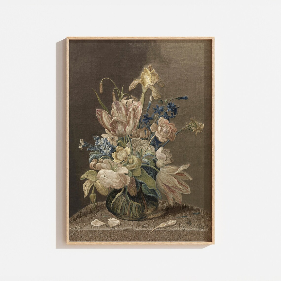Vintage Still Life Floral Tapestry Art Print