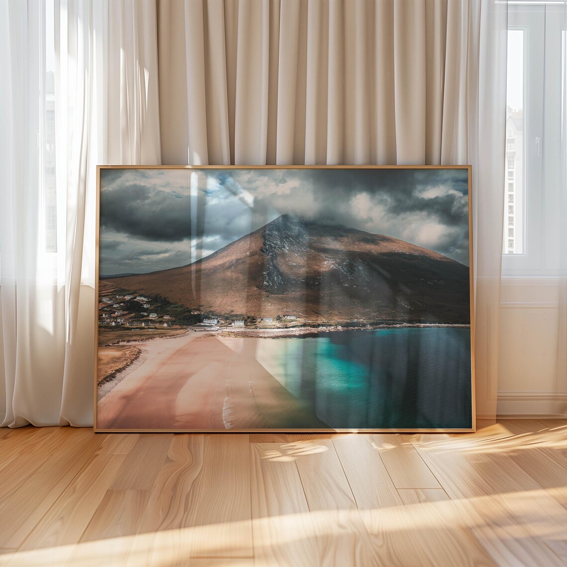 Dugort Beach Achill Island Mayo Ireland Art Print - Image 4
