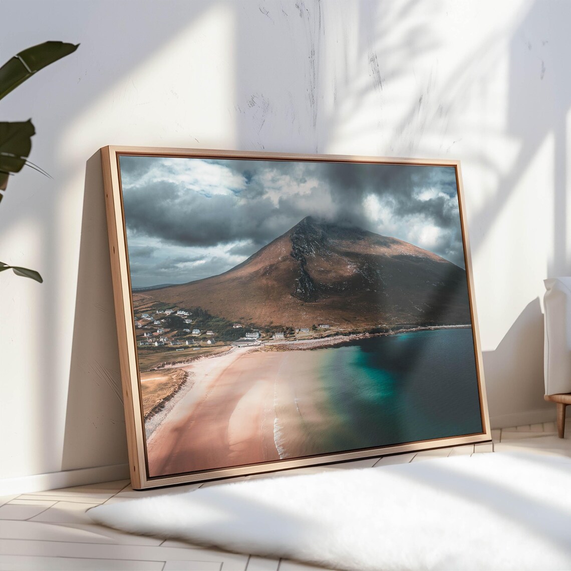 Dugort Beach Achill Island Mayo Ireland Art Print - Image 3