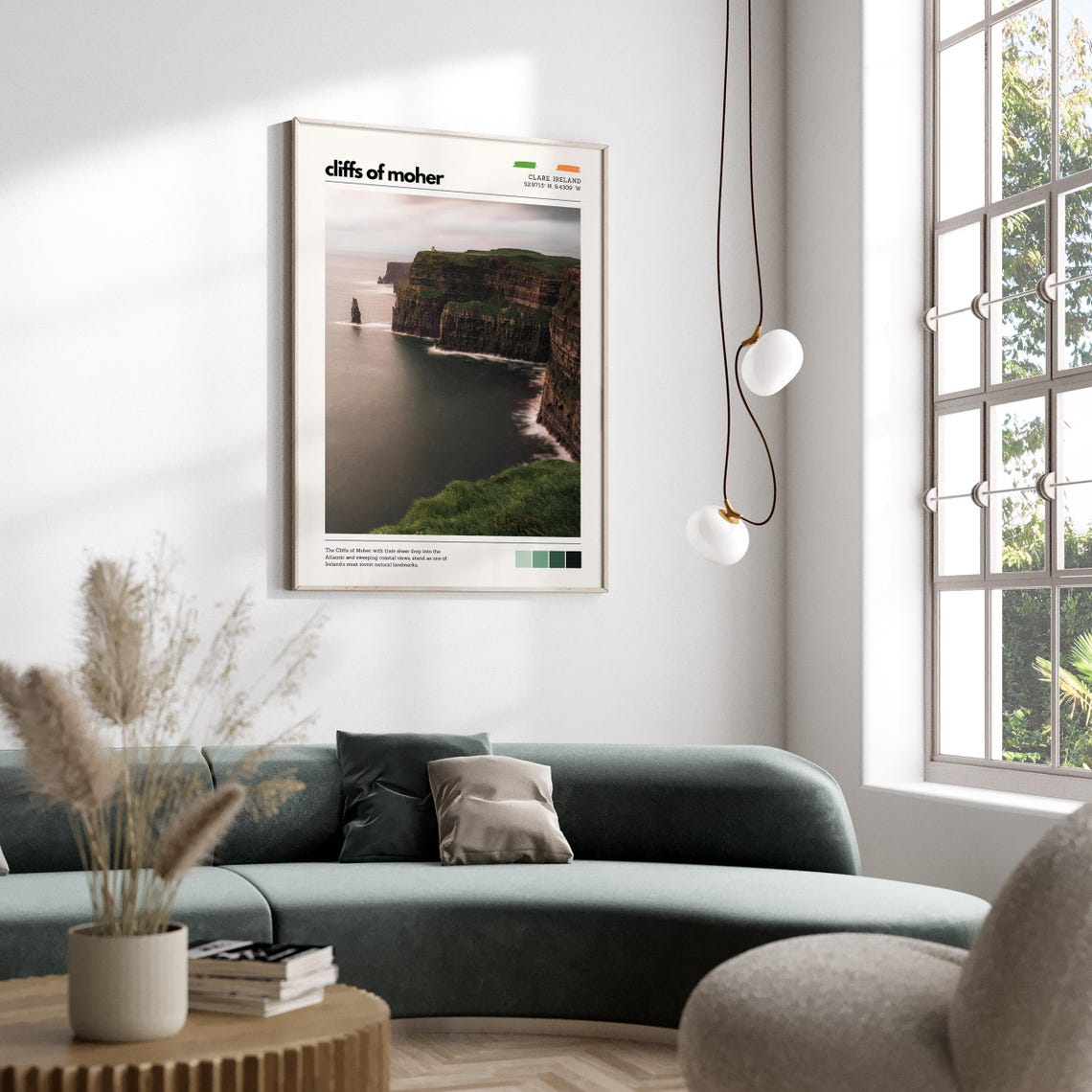 Cliffs Of Moher Ireland Coastal Cliffs Atlantic Ocean Travel Poster - Image 5