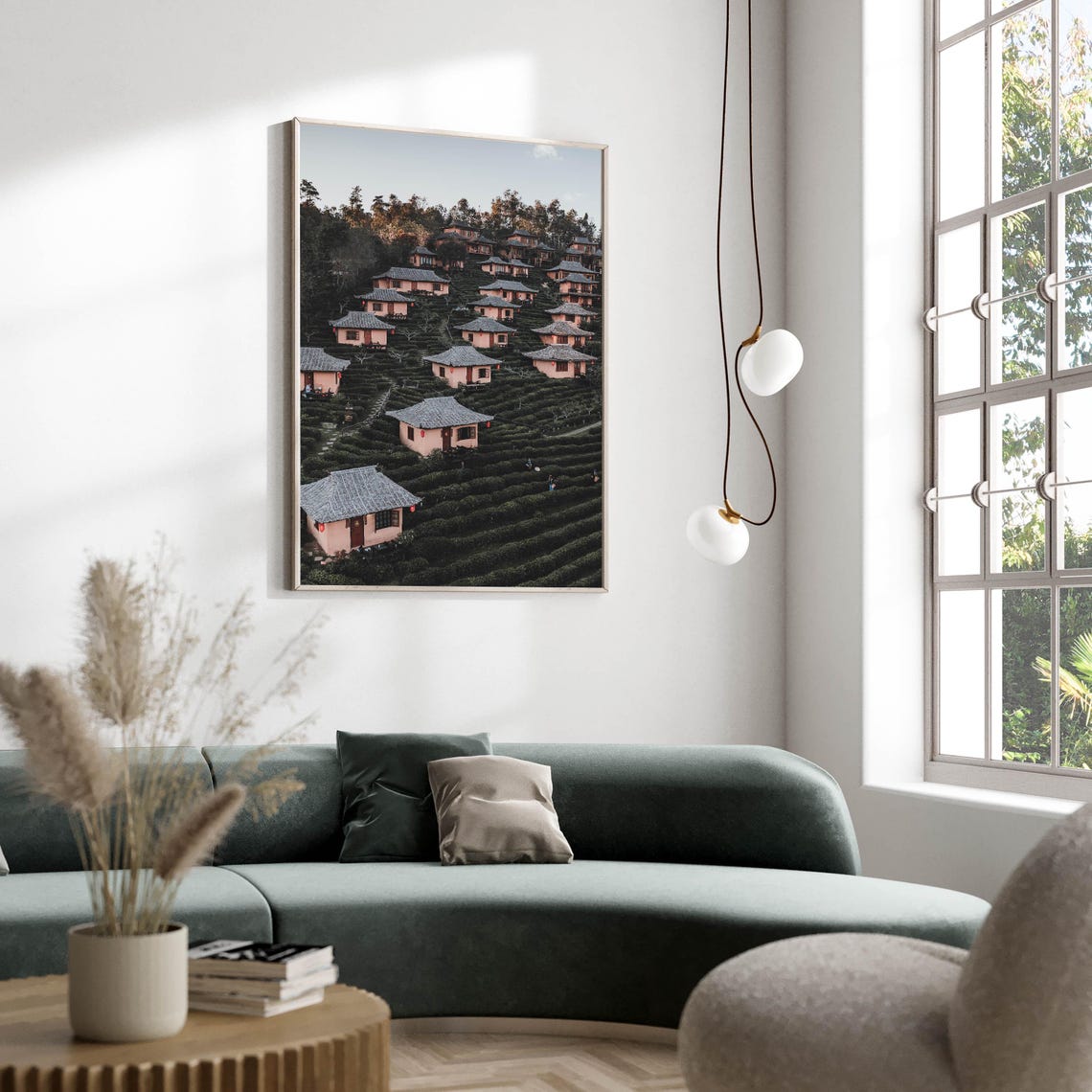 Ban Rak Thai Mae Hong Son Thailand Terraced Tea Village Poster - Image 3